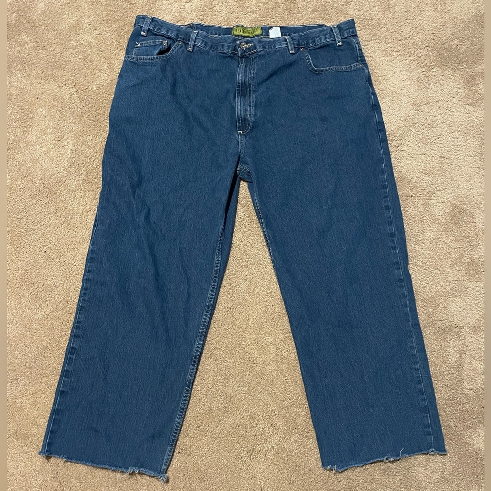 Blue straight fit jeans 42